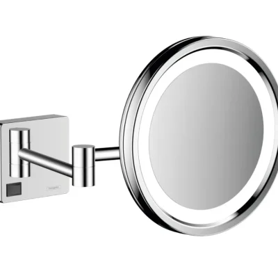 Hansgrohe AddStoris - sienas kosmētikas spogulis ar LED apgaismojumu, hromēts 41790000