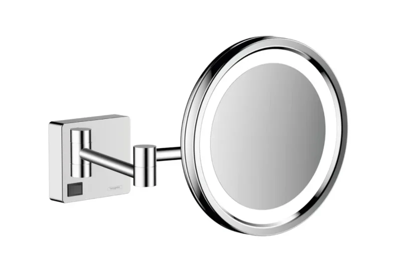 Hansgrohe AddStoris - sienas kosmētikas spogulis ar LED apgaismojumu, hromēts 41790000