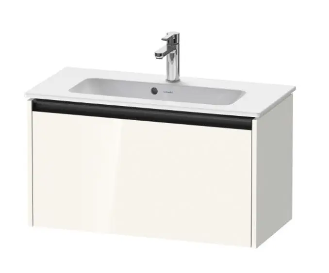 Duravit Ketho.2 - izlietnes skapītis, 44x81x39 cm, 1 atvilktne, balts spīdīgs K25056022220000