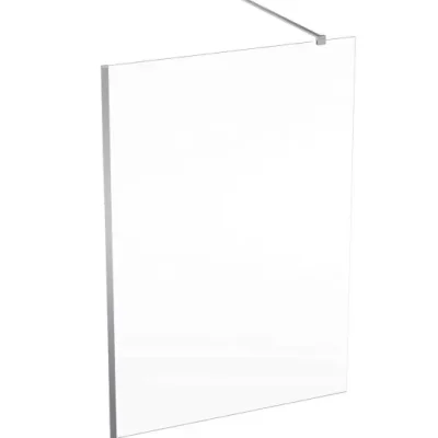 Geberit ONE - walk-in dušas siena, 140x200 cm, sudrabs/caurspīdīgs stikls 560.169.00.2