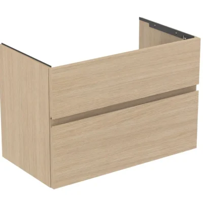 Ideal Standard Finesse - izlietnes skapītis, 80x44x55 cm, 2 atvilktnes, balts ozols E3387US