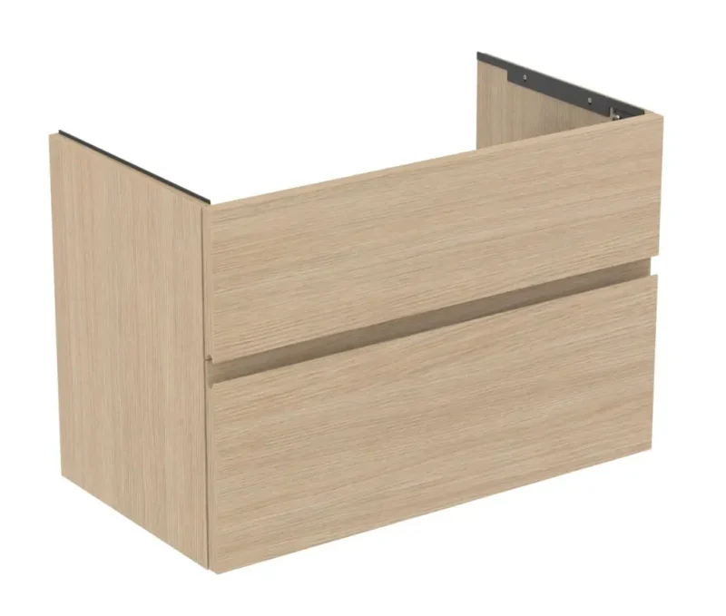Ideal Standard Finesse - izlietnes skapītis, 80x44x55 cm, 2 atvilktnes, balts ozols E3387US