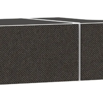 Hansgrohe Xevolos E - izlietnes skapītis, 28x137x55 cm, 2 atvilktnes, matēti balts/tekstils tumši pelēks 54322660