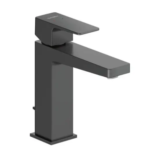 Duravit Manhattan - izlietnes maisītājs ar noteces komplektu, matēti melns MH1020001046