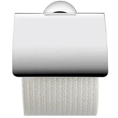 Duravit Starck T - tualetes papīra turētājs ar vāku, hromēts 0099401000