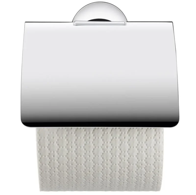Duravit Starck T - tualetes papīra turētājs ar vāku, hromēts 0099401000