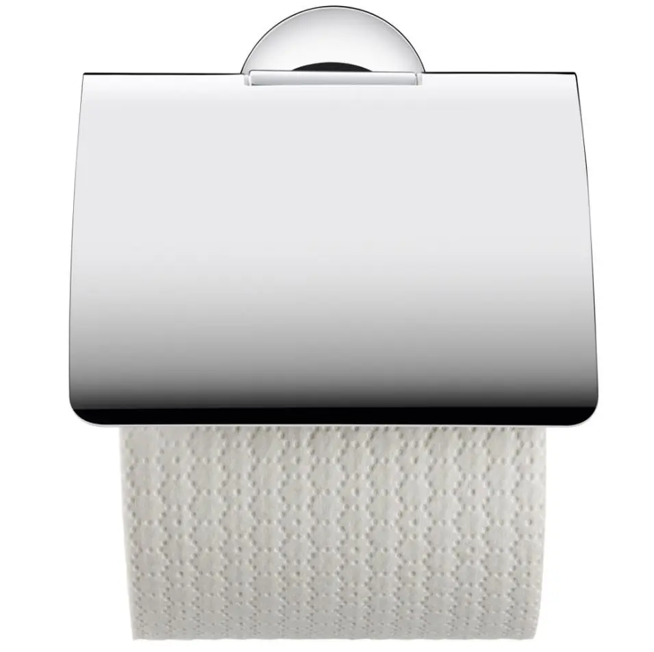 Duravit Starck T - tualetes papīra turētājs ar vāku, hromēts 0099401000