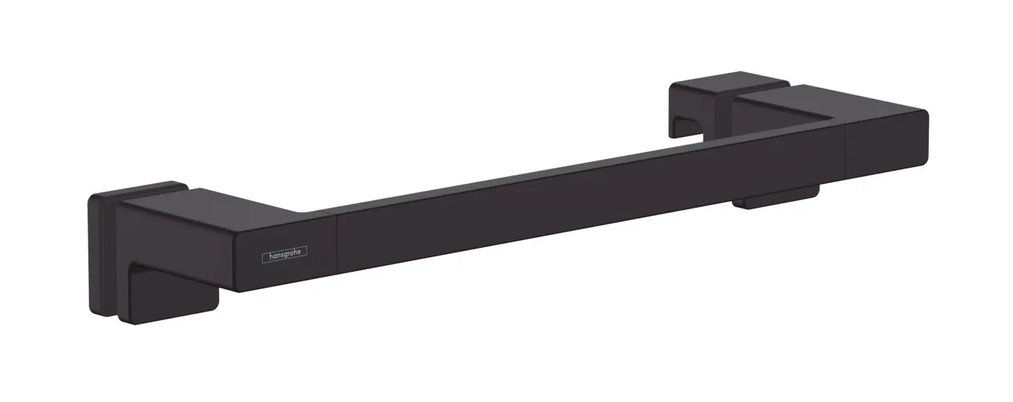 Hansgrohe AddStoris - dušas durvju rokturis, garums: 400 mm, matēti melns 41759670