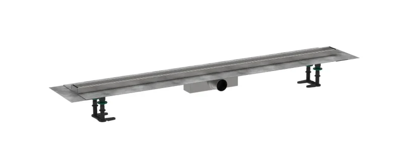Hansgrohe RainDrain Compact - dušas noteka 120 cm flīžu ieklāšanai, ar režģi 56185000