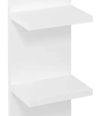 Sapho Riwa - atvērts plauktu skapis 20x70x15 cm, balts spīdīgs RIW200-0030