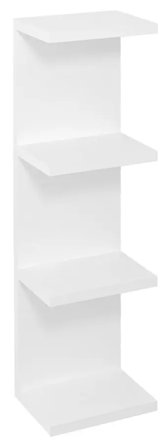 Sapho Riwa - atvērts plauktu skapis 20x70x15 cm, balts spīdīgs RIW200-0030