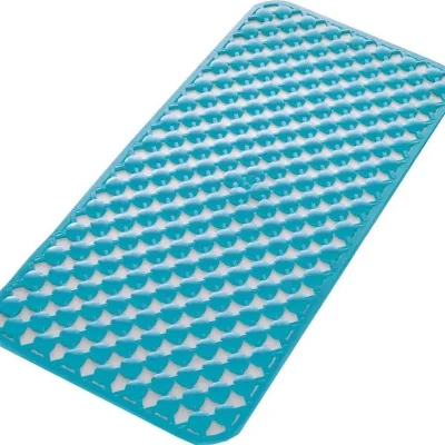 Aqualine Geo - neslīdošs vannas paklājiņš, gumija, zils 97367111