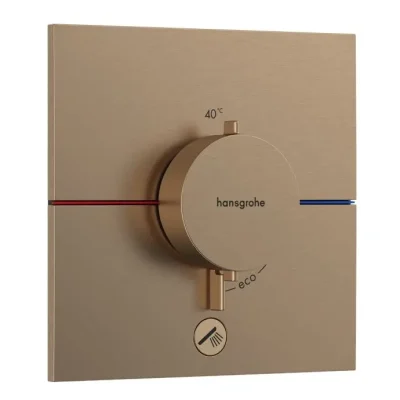 Hansgrohe ShowerSelect Comfort - zemapmetuma termostata maisītājs, birstēts bronzas 15575140