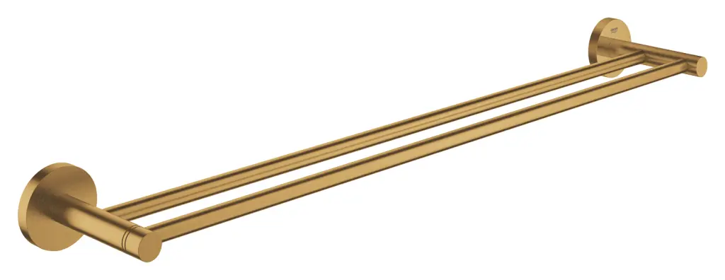 Grohe Essentials - dubultais dvieļu turētājs, Cool Sunrise birstēts 40802GN1