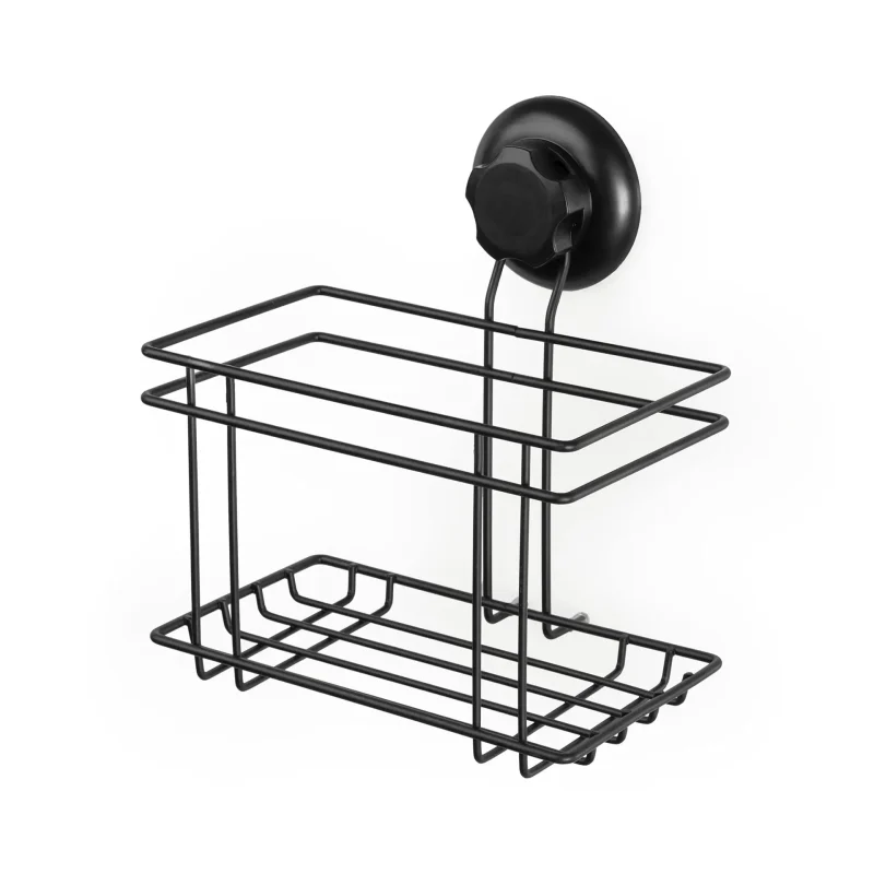 Compactor Bestlock - stiepļu plaukts 18x13x20 cm, melns RAN9776