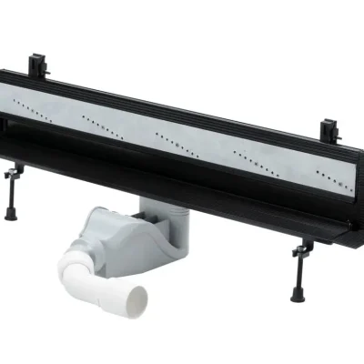 Viega Advantix Vario - dušas noteka 30-120 cm, montāžai sienā, melna 736552