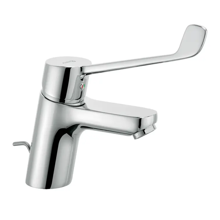 Kludi Pure&Easy - medicīniskais izlietnes maisītājs ar noteci, hroms 372870565