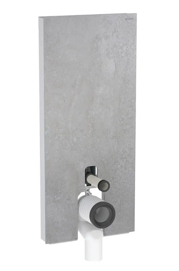 Geberit Monolith Plus - sanitārais modulis stāvošam WC, 114 cm, pieslēgums apakšā, betona izskats 131.233.JV.7