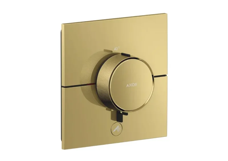 Axor ShowerSelect ID - termostata dušas maisītājs, zemapmetuma montāža, HighFlow, pulēta zelta apdare 36777990