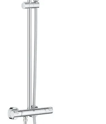 Grohe Vitalio Comfort - dušas komplekts ar termostatu, 25x25 cm, 2 strūklas veidi, hroms 26696001