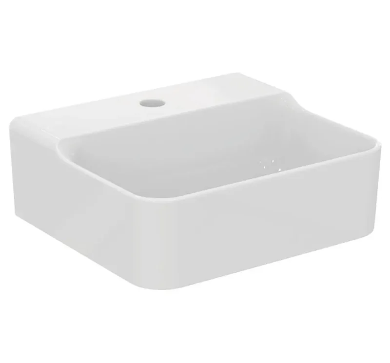 Ideal Standard Conca Ceram - roku mazgājamā izlietne 40x35 cm, bez pārplūdes, ar krāna caurumu, balta T387401