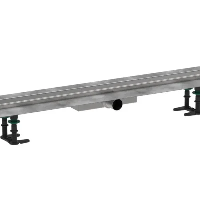 Hansgrohe RainDrain Compact - dušas noteka 90 cm, ar režģi, matēts nerūsējošais tērauds 56168800