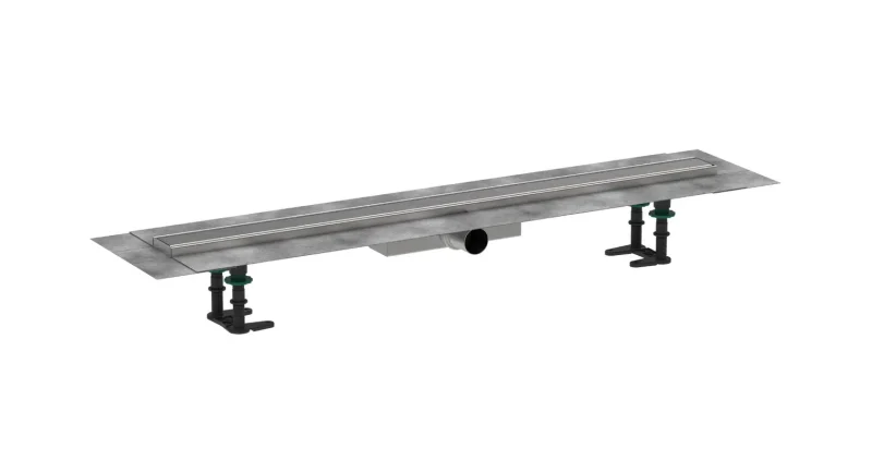 Hansgrohe RainDrain Compact - dušas noteka 90 cm, ar režģi, matēts nerūsējošais tērauds 56168800
