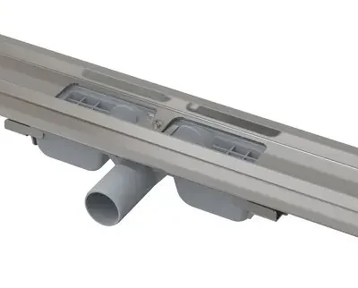 Alcadrain dušas notekas - dušas noteka Low 95 cm, ar malu perforētam režģim, nerūsējošais tērauds APZ101-950