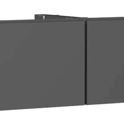 Hansgrohe Xilesa E - izlietnes apakškabinets, 50x138x55 cm, 2 atvilktnes, matēti pelēks 54268760