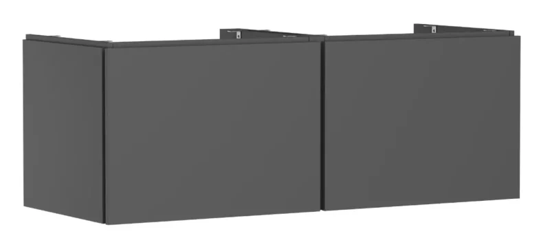 Hansgrohe Xilesa E - izlietnes apakškabinets, 50x138x55 cm, 2 atvilktnes, matēti pelēks 54268760