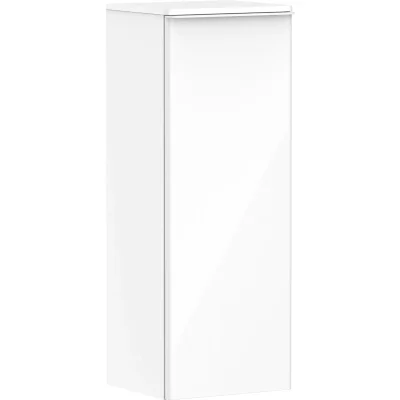Hansgrohe Xelu Q - sānu skapis 40x107x35 cm, 1 durvis, eņģes pa kreisi, balts spīdīgs/matēti balts 54127700