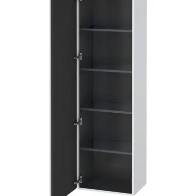 Duravit L-Cube - augstais skapis 176x50x36 cm, eņģes kreisajā pusē, balts matēts LC1181L1818