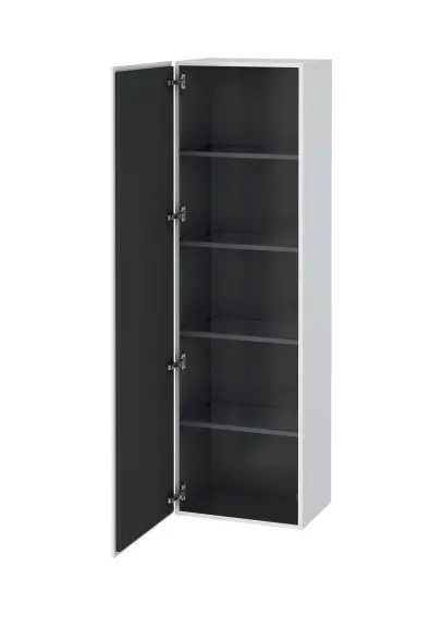 Duravit L-Cube - augstais skapis 176x50x36 cm, eņģes kreisajā pusē, balts matēts LC1181L1818