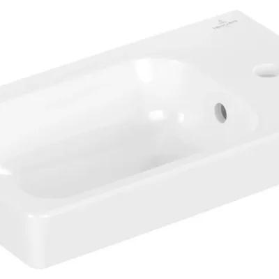 Villeroy & Boch Architectura - roku mazgāšanas izlietne, 48x28 cm, ar pārplūdi, jaucējcaurums labajā pusē, Alpu balts 43864801