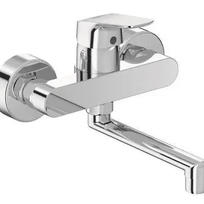 Ideal Standard CeraFlex - virtuves izlietnes maisītājs ar grozāmu izteku 200 mm, hroms B1730AA
