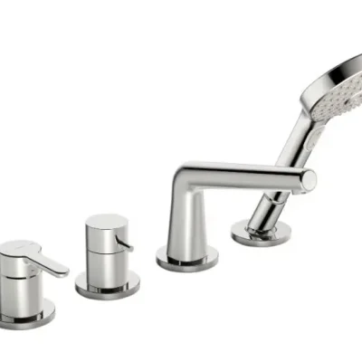 Hansa Designo - Vannas maisītājs, 4 caurumu montāža, hroms 53122063