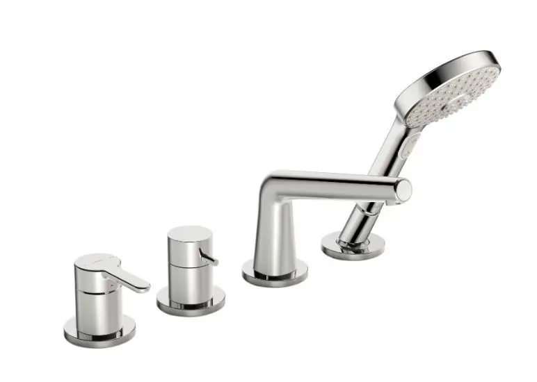 Hansa Designo - Vannas maisītājs, 4 caurumu montāža, hroms 53122063