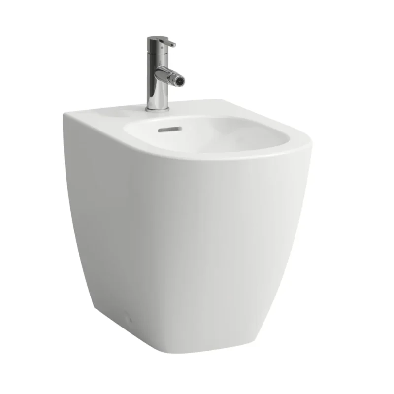 Laufen Lua - stāvbide, 1 jaucējkrāna atvere, LCC, balta H8320814003021