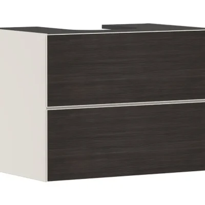Hansgrohe Xevolos E - izlietnes apakškabinets 78x56x55 cm, 2 atvilktnes, matēti bēšs/tumšs ozols 54188730
