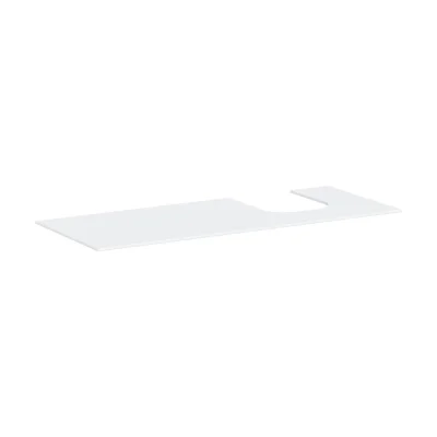 Hansgrohe Xevolos E - izlietnes virsma, 137x55 cm, izgriezums labajā pusē, balta matēta 54206700