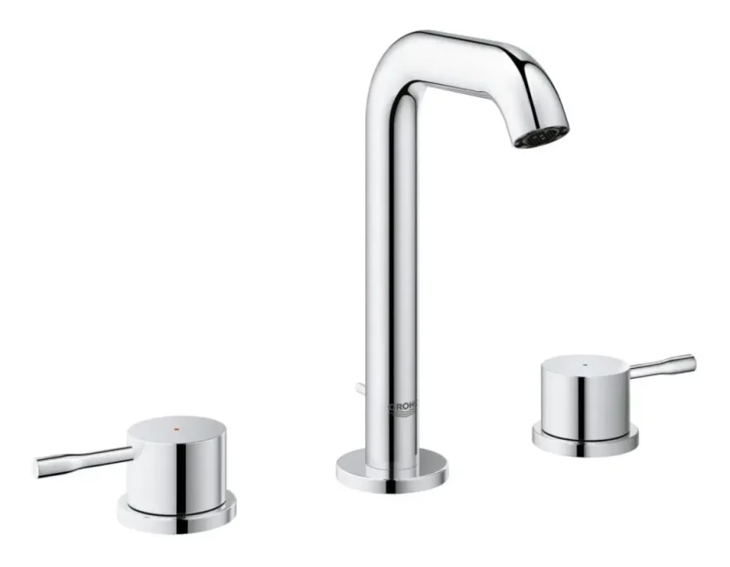Grohe Essence - 3 caurumu izlietnes maisītājs M, hroms 20296001