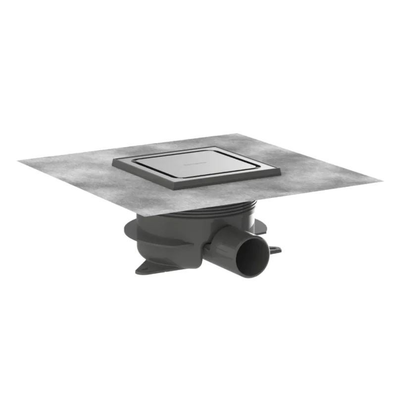 Hansgrohe RainDrain Spot Plus - punktveida noteka, 15x15 cm, matēts nerūsējošais tērauds 56225800