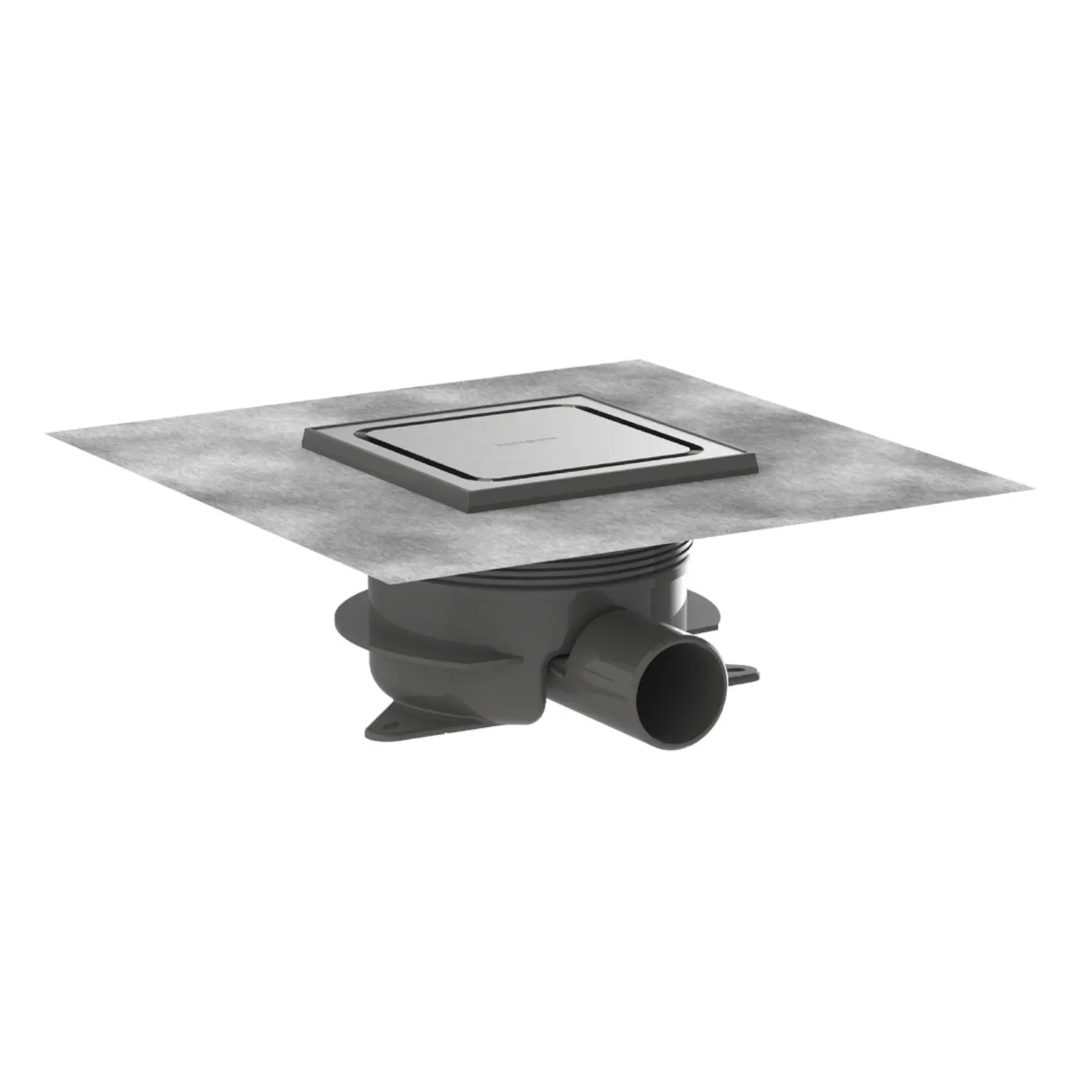 Hansgrohe RainDrain Spot Plus - punktveida noteka, 15x15 cm, matēts nerūsējošais tērauds 56225800