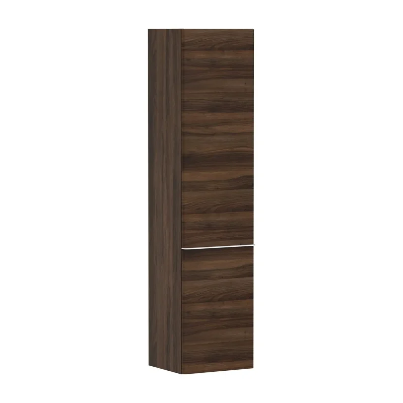 Hansgrohe Xelu Q - augstais skapis 40x165x35 cm, 2 durvis, eņģes labajā pusē, tumšs valrieksts/matēti balts 54142700