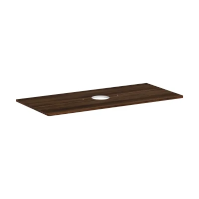 Hansgrohe Xelu Q - izlietnes plātne 118x55 cm, izgriezums vidū, tumšs valrieksts 54115630