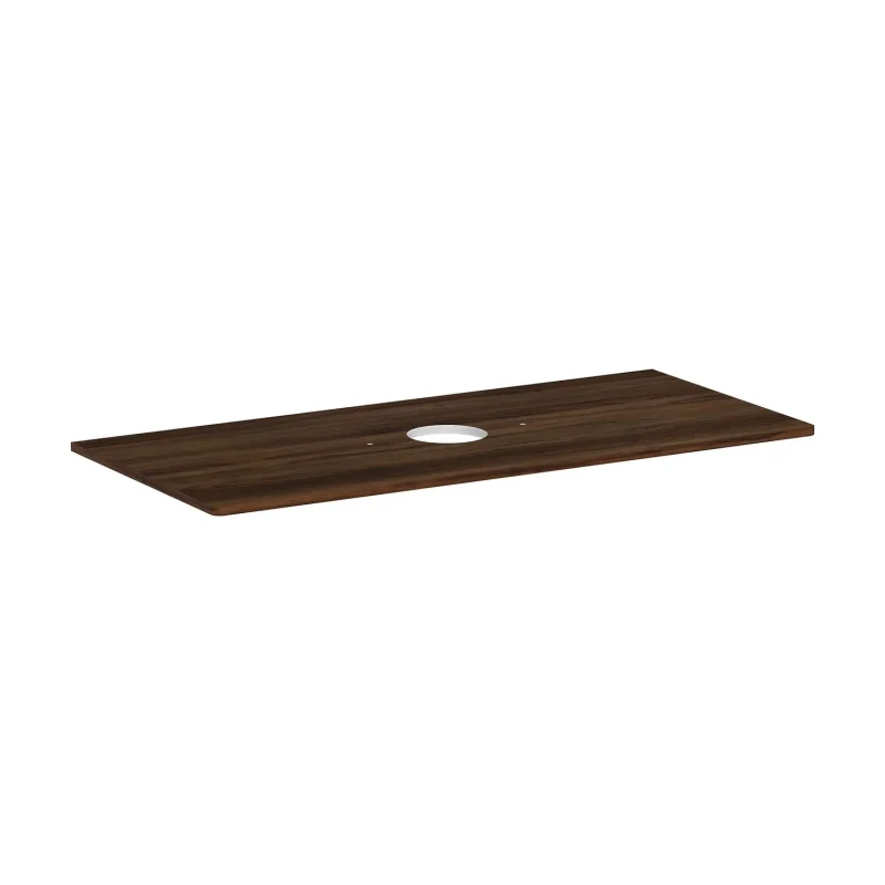 Hansgrohe Xelu Q - izlietnes plātne 118x55 cm, izgriezums vidū, tumšs valrieksts 54115630