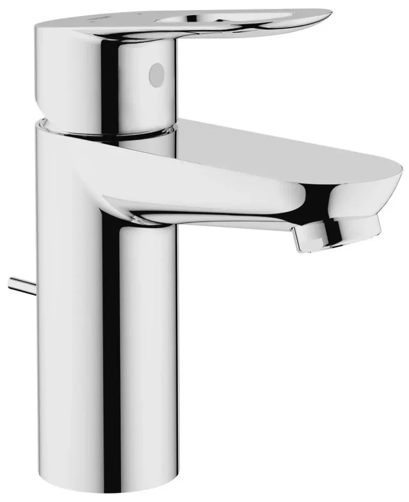 Grohe BauLoop - izlietnes maisītājs ar noteces komplektu, hroms 32814000