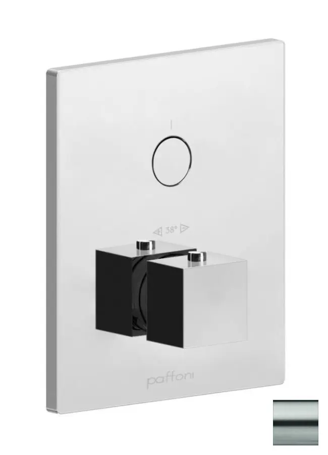 Paffoni Compact Box - termostata dušas maisītājs - zemapmetuma, nerūsējošais tērauds CPT513ST
