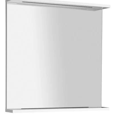 Aqualine Korin - spogulis ar LED apgaismojumu, 70x70 cm, balts KO380S