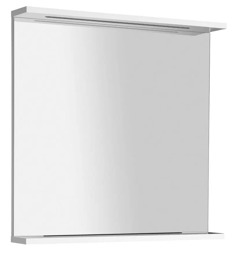 Aqualine Korin - spogulis ar LED apgaismojumu, 70x70 cm, balts KO380S
